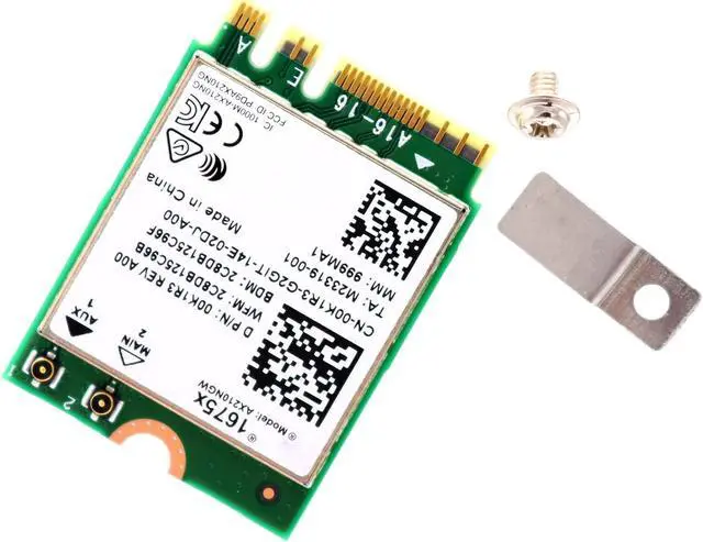 Alt view image 3 of 3 - Deal4GO 1675X AX210NGW 802.11AX 6GHz Mu-MiMO Wi-Fi 6E M.2 (A+E Key) Wireless WiFi Adapter Bluetooth 5.2 0K1R3 for Dell Acer ASUS MSi Laptop AX210 Windows 10