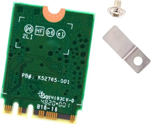 Alt view image 2 of 3 - Deal4GO 1675X AX210NGW 802.11AX 6GHz Mu-MiMO Wi-Fi 6E M.2 (A+E Key) Wireless WiFi Adapter Bluetooth 5.2 0K1R3 for Dell Acer ASUS MSi Laptop AX210 Windows 10