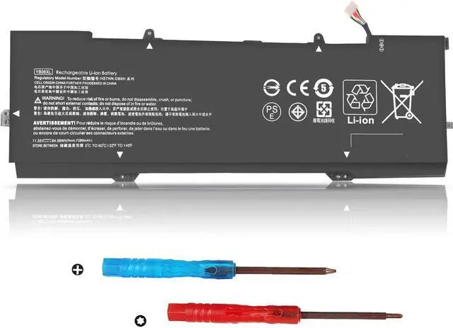 Main image of ZAYAUPVL 84.08Wh YB06XL Battery Replacement for HP Spectre X360 Convertible 15-CH0XX 15T-CH000 Series 15-CH011DX 15-CH011NR 15-CH012NR 928427-271 928427-272 928372-855 928372-856 YB06084XL 11.55V