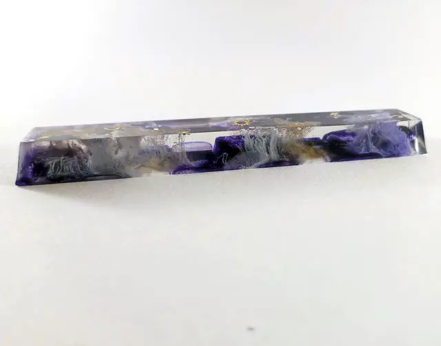 Alt view image 2 of 5 - Custom Artisan Purple Galaxy Spacebar Keycap 6.25U (OEM) for RGB Cherry MX Gaming Mechanical Keyboards