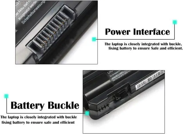 Alt view image 5 of 5 - HBFVG R795X J70W7 JWPHF WHXY3 312-1123 312-1127 453-10186 08PGNG 0J70W7 0JWPHF 0R4CN5 8PGNG 991T2021F P09E Laptop Battery Replacement for Dell XPS L702x L502x L501x 17 L701x XPS 14 L401X (11.1V 90Wh)