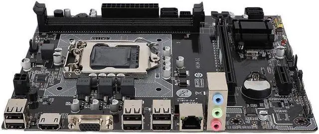 Main image of SATA USB 2.0 PC Motherboard Chip for Intel H61M, PCI E×1 Interface, 1155Pin DDR3 1066/1333/1600MHz Memory, 1xpci e×16 Graphics Slot, 6 Channel Audio Chip, CPU for LGA 1155 PC Motherboard