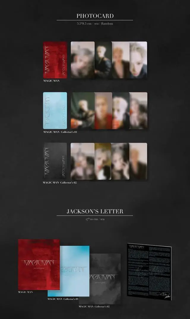 Alt view image 5 of 5 - Jackson Wang GOT7 - Vol.2 Magic Man CD (Magic Man Collectors 01 ver.)