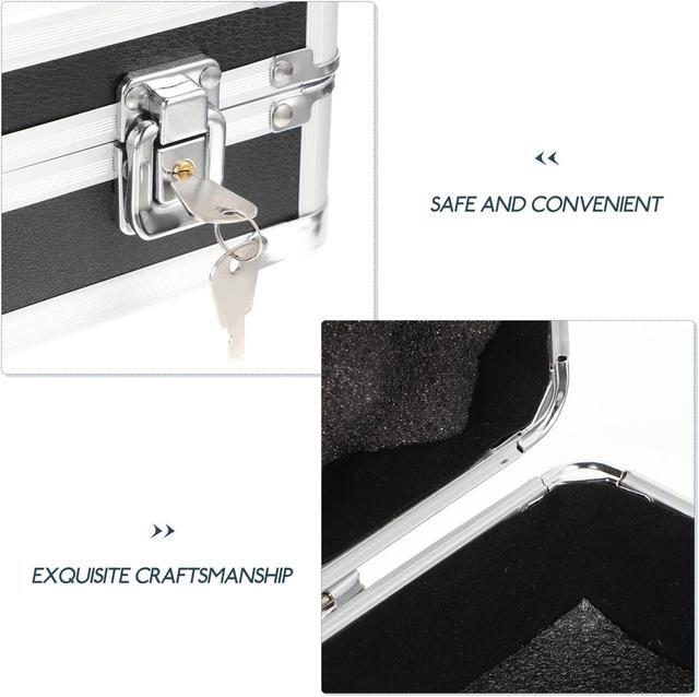 Alt view image 5 of 5 - ERINGOGO Aluminum Briefcase - 11 Inch Hard Laptop Briefcases with Key Lock, Multifunctional Attache Case