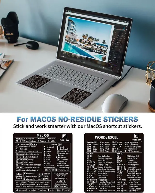Alt view image 4 of 5 - F FORITO Laptop Privacy Screen Protector Compatible with Apple MacBook Air 15.3-inch 2024 2023 Release M3 A3114 M2 A2941, Removable Anti Blue Light Crystal Clear Privacy Screen Filter