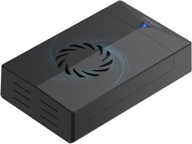 Main image of FIDECO Hard Drive Enclosure, USB 3.0 to SATA Hard Drive Docking Station for 3.5 or 2.5 inch SATA HDD SSD with Cooling Fan, 12V Power Adapter Included, Support UASP