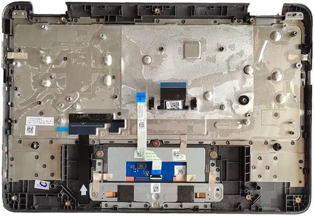 Alt view image 2 of 5 - LTPRPTS Replacement Laptop Upper Case Palmrest Keyboard Touchpad Assembly Part for Dell Chromebook 11 3100 0TK87M TK87M Black