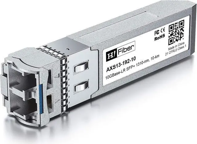 Alt view image 2 of 5 - 10G Single Mode SFP+ LC Module, 10GBase-LR Fiber Transceiver for Cisco SFP-10G-LR, Meraki MA-SFP-10GB-LR, Ubiquiti UniFi, Mikrotik, Netgear, Fortinet, D-Link and More (SMF,1310nm,10km,DDM) 3 pacl