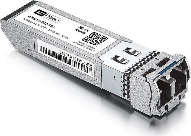 Alt view image 4 of 5 - 10G Single Mode SFP+ LC Module, 10GBase-LR Fiber Transceiver for Cisco SFP-10G-LR, Meraki MA-SFP-10GB-LR, Ubiquiti UniFi, Mikrotik, Netgear, Fortinet, D-Link and More (SMF,1310nm,10km,DDM) 3 pacl