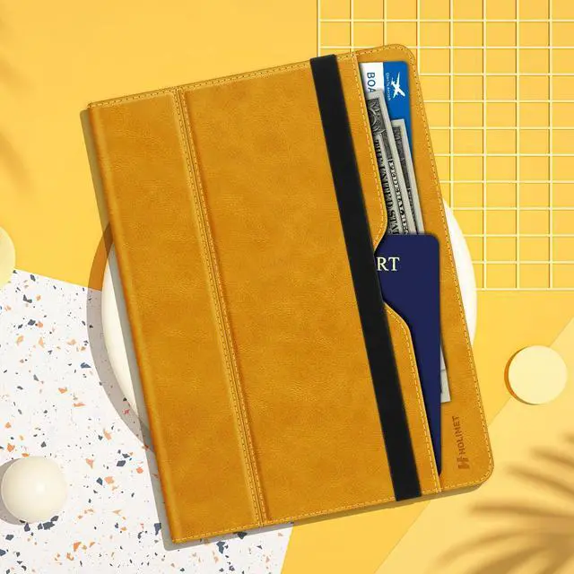 Alt view image 3 of 5 - HOLIMET Case for iPad (A16) 11th Generation 11 Inch 2025/ iPad 10th Generation 2022 New iPad 10.9 Inch Case with Pencil Holder, Protective Cases Shockproof Cover, (Yellow)