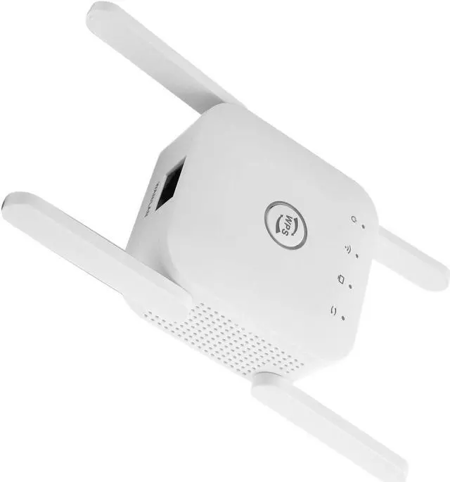 Alt view image 5 of 5 - Repeater, 300mbps Amplifier Extender Large Coverage Internet Repeater Network Repeater (US Plug)