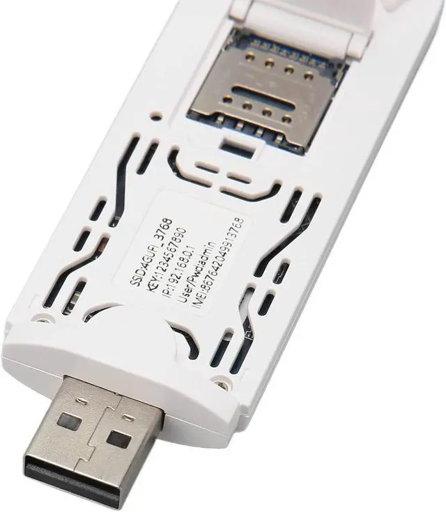 Alt view image 5 of 5 - USB 4G Hotspot,Portable Router Pocket Mobile Hotspot Supports 10 Devices, 4G LTE Travel Router WPA WPA2 Hotspot Devices Support Micro SIM Card