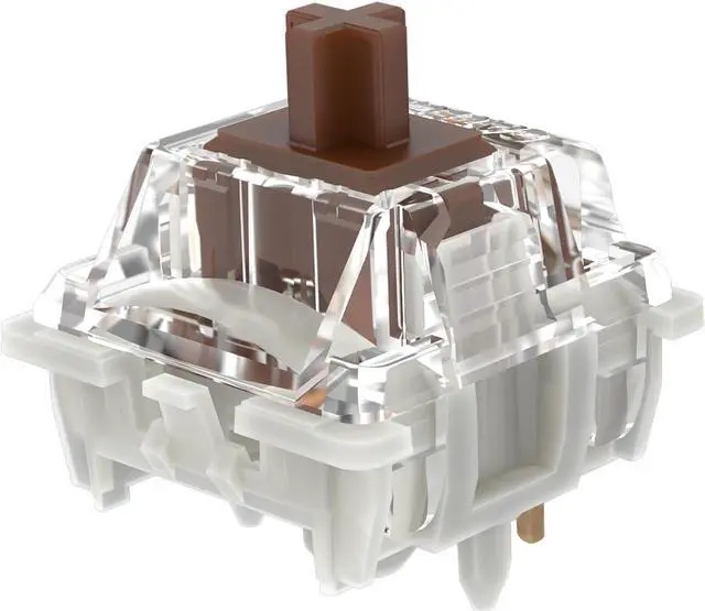 Main image of DRAOZA Gateron G Brown Pro 3.0 Switches,5-Pin Pre Lubed RGB SMD Tactile Switches for MX Gaming Mechanical Keyboard (G PRO 3.0,Brown,108PCS)