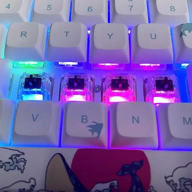 Alt view image 4 of 5 - DRAOZA Gateron G Brown Pro 3.0 Switches,5-Pin Pre Lubed RGB SMD Tactile Switches for MX Gaming Mechanical Keyboard (G PRO 3.0,Brown,108PCS)