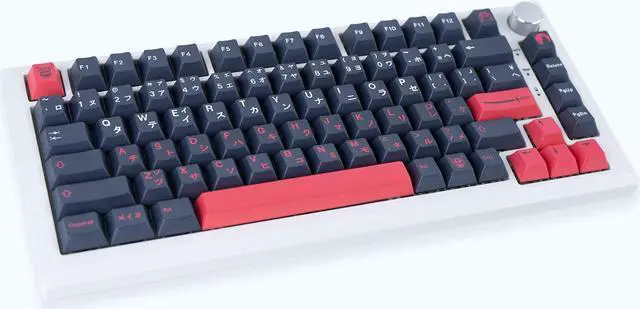Alt view image 4 of 5 - GEKUCAP 129 Keys Red Black Japanese Keycaps, Dye Sublimation PBT Customized KeyCaps, Cherry Profile Bushido Keycaps Set for Cherry MX Switches Mechanical Keyboards 61/64/68/84/87/104