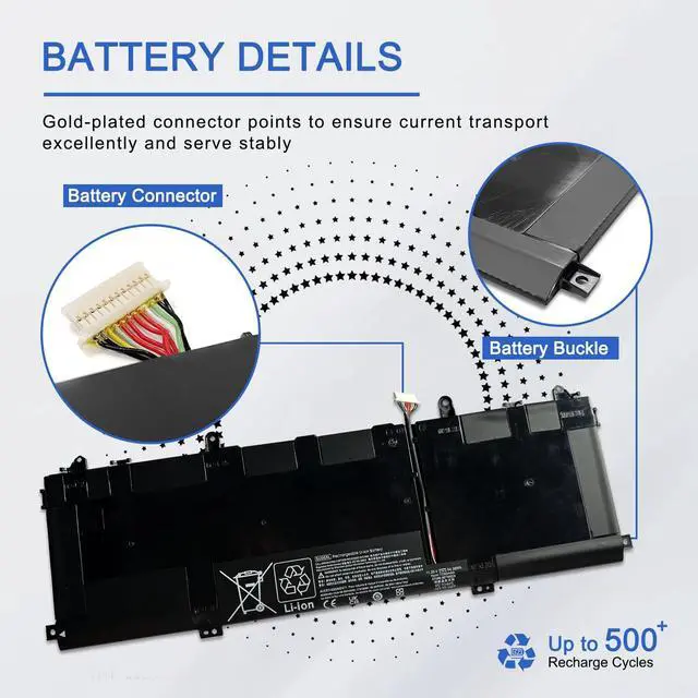 Alt view image 5 of 5 - JOTACT SU06XL Laptop Battery Compatible with 15-DF0XXX 15-DF1XXX 15T-DF100 15-DF0013DX 15-DF0033DX 15-DF1033DX 15-DF1043DX 15-DF0043DX 15-DF0070NR Series Notebook L29048-271 HSTNN-DB8W SU06084XL 11.5V