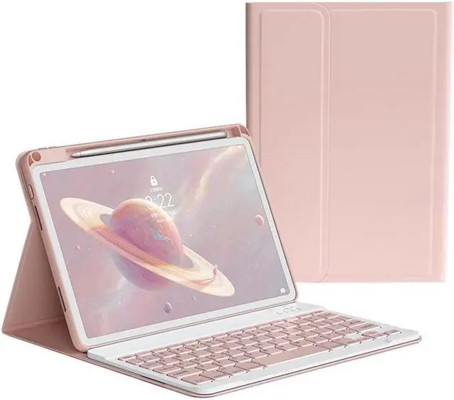 Main image of KMXDD Keyboard Case Compatible with iPad 9th/8th/7th Generation 10.2 inch 2021/2020/2019, iPad Air 10.5 inch 3rd Gen/iPad Pro 10.5-inch Case with Color Keyboard,Pink