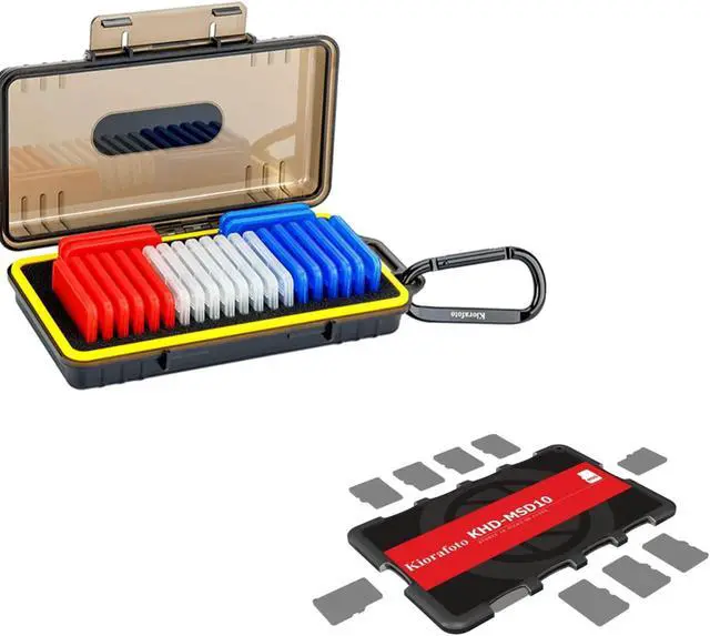 Main image of 10 Slots Memory Card Holder + New Memory Card Case: Camera Memory Card Holder Memory Card Case