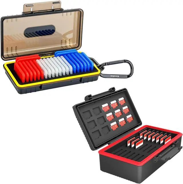 Main image of 36 Slots Memory Card Holder + New Memory Card Case: Camera Memory Card Holder Memory Card Case