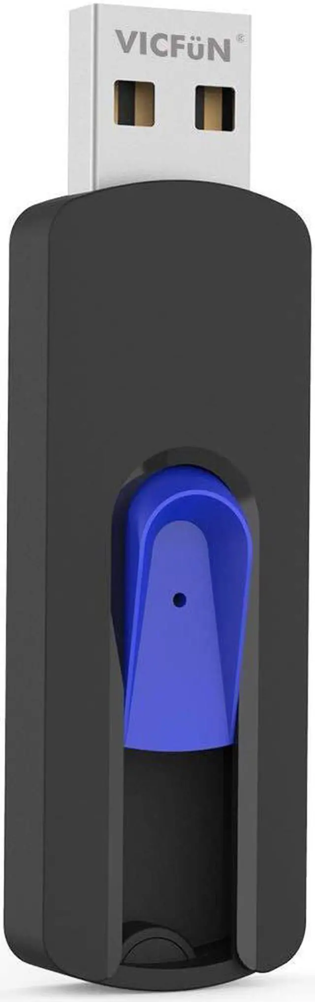 Alt view image 3 of 3 - VICFUN 10 Pack 64GB USB Flash Drives USB 2.0 Flash Drive Slide Retractable USB Memory Stick 64GB, Blue