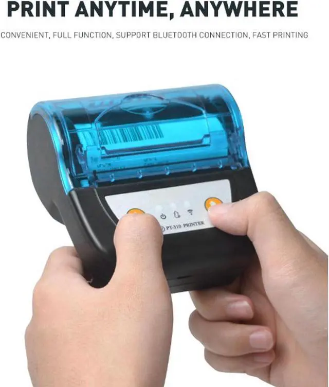 Alt view image 2 of 5 - Hilitand 80mm Bluetooth Portable Thermal Label Printer Receipt Thermal Printer for Receipt Printing