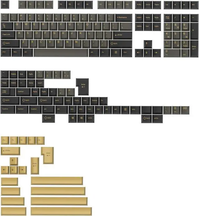 Main image of KPREPUBLIC Ghost Judges GJ Shimmer Dim Light Colorway Cherry PBT Doubleshot keycap for mx Keyboard 60 65 87 104 gh60 xd64 xd68 bm60 bm65