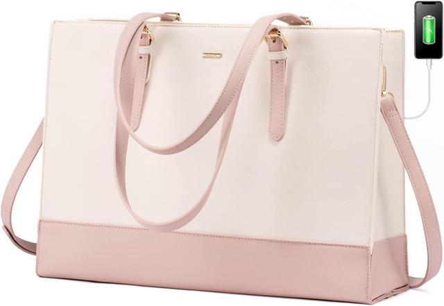 Main image of LOVEVOOK Laptop Bag for Women, Fashion Computer Tote Bag 15.6 Inch Large Handbag, Shoulder Bag Purse for Business Work