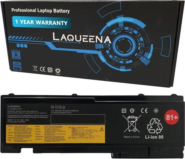 Main image of LAQUEENA 45N1143 Laptop Battery Compatible with Lenovo ThinkPad T420i T420s T430S Series 0A36287 42T4844 42T4845 42T4846 42T4847 45N1036 45N1037 45N1038 45N1039 45N1064 45N1065 11.1V 44Wh 6-Cell