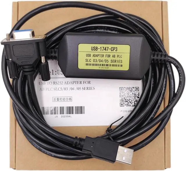 Alt view image 2 of 5 - LITKEQ New USB-1747-CP3 PLC Programming Cable Compatible with AB USB-1747-CP3 SLC 5/03 5/04 5/05