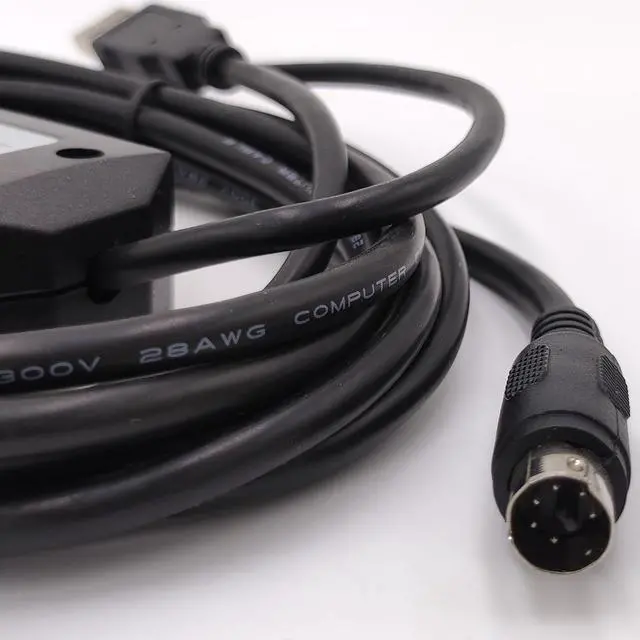 Alt view image 5 of 5 - LITKEQ USB Programming Cable for Mitsubishi PLC Q Series, for USB-QC30R2 Replacement, Adaptive Baud Rate, 6 FT.