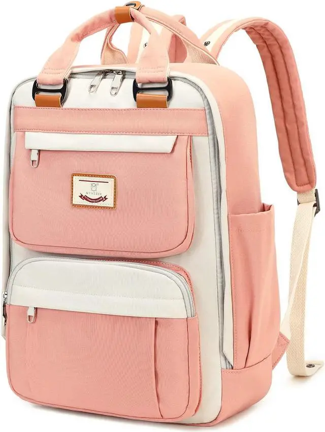 Main image of MYHOZEE School Backpacks for Girls, Laptop Backpack Travel Daypack 15.6 Inch Square Backpacks Casual Aesthetic College Bookbags
