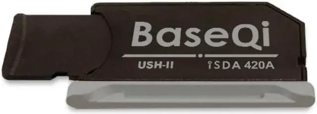 Alt view image 2 of 4 - BASEQI UHS-II Aluminum microSD Adapter for M1 2021 / M2 2022 / M3 2023 MacBook Pro 14" & 16"