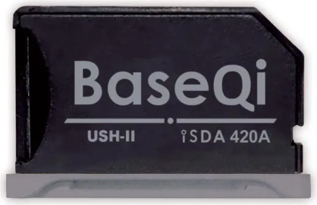 Alt view image 4 of 4 - BASEQI UHS-II Aluminum microSD Adapter for M1 2021 / M2 2022 / M3 2023 MacBook Pro 14" & 16"