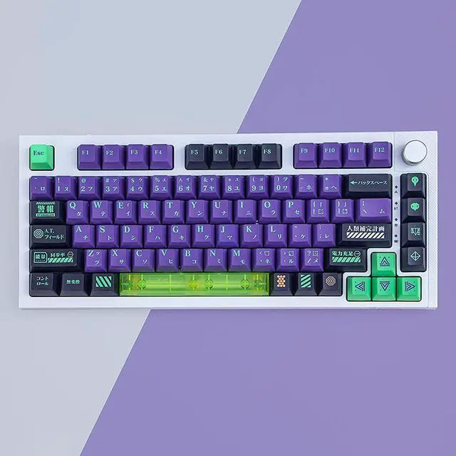 Alt view image 2 of 5 - ZXMICYFA Keycaps,135 Keys Dye-Sublimation Cherry Profile Custom PBT Keycaps Set with 7U Spacebar for ASIN Layout Cherry Gateron MX Switches Mechanische Keyboard