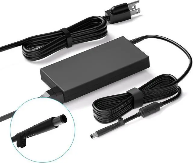 Main image of VHBW Replacement for HP 120W Power Adapter Compatible with HP Envy DV4 5300 DV6 7300 DV7 7000 7300 EliteBook 8460W 8560W Thunderbolt Dock 120W G2 HSTNN-DA25 ADP-120MH AC Adapter