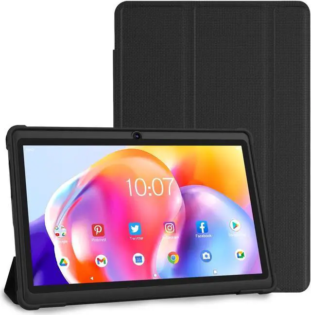 Main image of NEWISION 7 inch Tablet 32 GB, Android Tablets with Quad Core Processor,Parental Control, Bluetooth,Type C,Tableta PC with Case(Black)