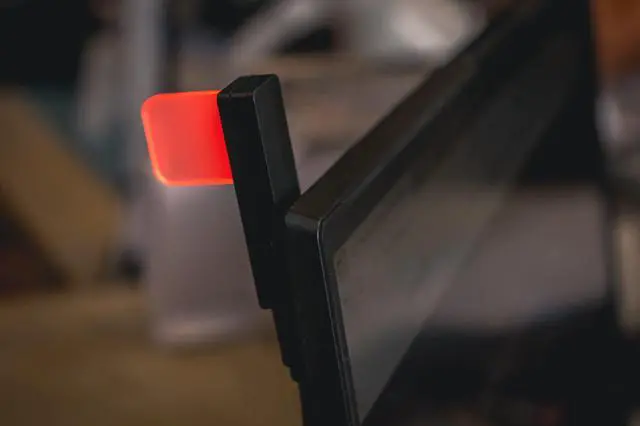 Alt view image 4 of 5 - Luxafor Flag LED USB Busy Light Indicator  Black Luxafor Flag LED Availability Indicator That Eliminates Workspace Distractions and Boosts Productivity (59 inch Cable (USB-C))
