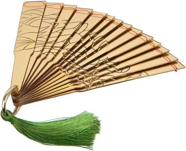 Main image of Seaehey Anime Doma Hand Fan Demon Cosplay Douma Folding Fans Prop Japanese War Fan Weapon Halloween Accessories (Acrylic Gold Fan)