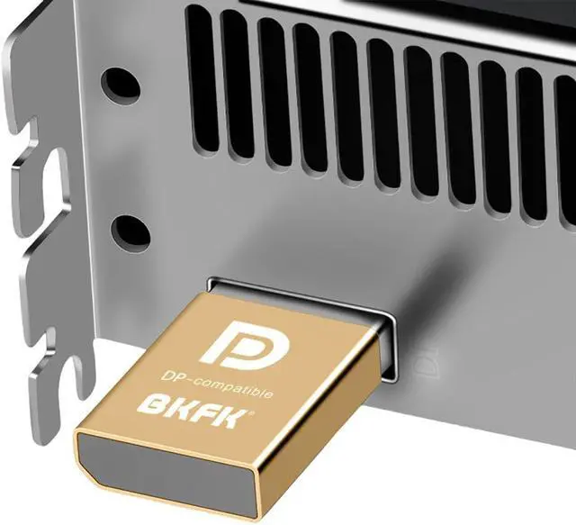 Alt view image 2 of 4 - BKFK dp hdmi Dummy Plug - Display to hdmi Adapter, Luna Display Virtual Window for Home-edid Emulator-Dummy, displayport Headless dummie dongle(DP-8P)