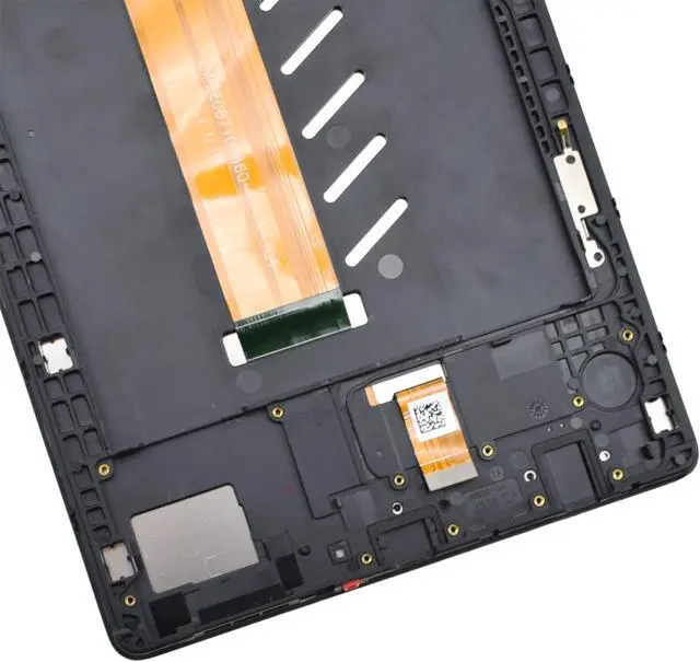 Alt view image 4 of 5 - Black Tablet Full LCD Digitizer Touch Screen Assembly Screen Frame Replacement for (LTE Version) Samsung Galaxy Tab A7 Lite Tab A7 Lite LTE SM-T225 8.7" with Tool Kit