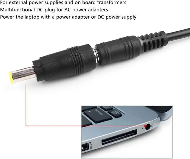Alt view image 4 of 5 - Adapter Laptop Charger Notebook Power Head with Power Cord Banana Tip for Universal Supply Charger Adapter and AC Power Adapters