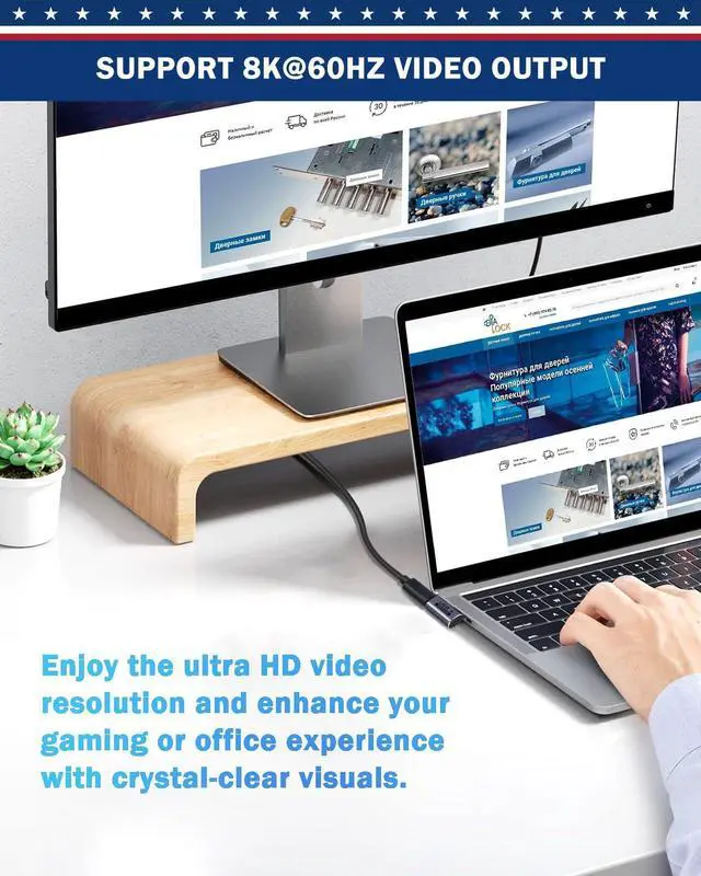 Alt view image 5 of 5 - ShineeKee 90 Degree Right Angle USB C Adapter 40Gbps Data Transfer USB 4.0/Thunderbolt 4 Type C Male to Female Connector Extender for Mobile Phone, Switch, Steam Deck, Tablet, Laptop (12 Pack)