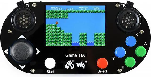 Alt view image 5 of 5 - Coolwell Game HAT for Raspberry Pi A+ B+ 2B 3B 3B+ 4B Zero W 2W with 3.5inch IPS Screen 480x320