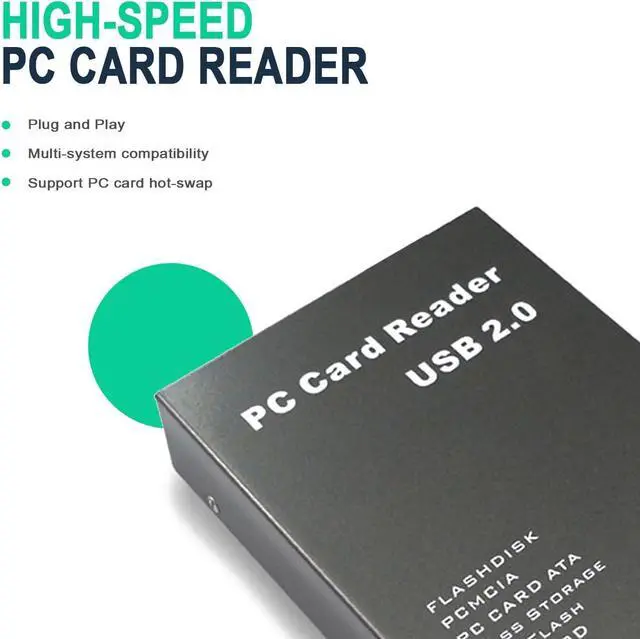 Alt view image 2 of 4 - SPENFiLY USB2.0-Plastic Version Interface PCMCIA Card Reader,Read Flashdisk,PCMCIA,PC-Card ATA,Mass Storage ATA Flash,PC Card