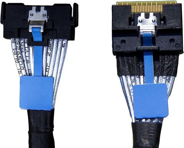 Main image of DiliVing   x8 to  x8,-- 74Pin to - 74Pin,PCIe Gen5 Mini Cooledge IODouble Straight Cable 100CM (CBL-MCIO-1270S4T2)