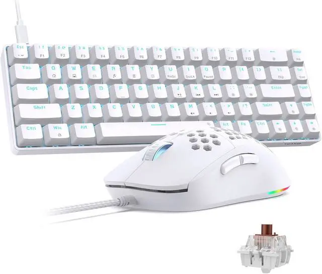 Main image of TMKB 65% Percent Keyboard Mouse Combo - Brown Switch