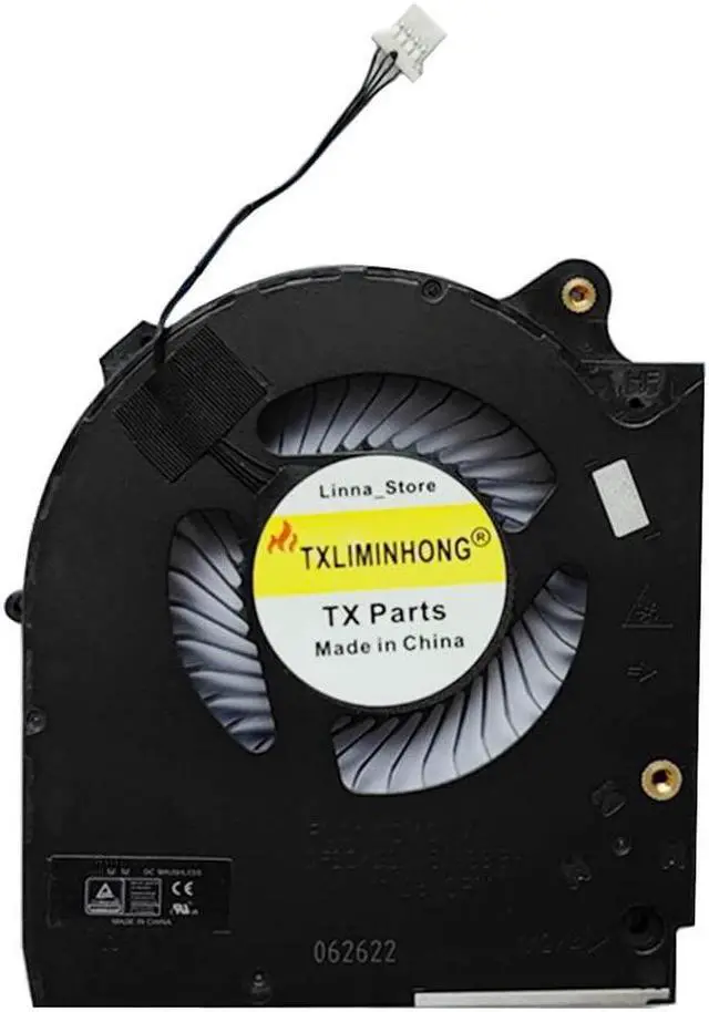 Alt view image 3 of 4 - TXLIMINHONG New Compatible CPU and GPU Cooling Fan for Dell Alienware M15 R5 M15 R6 M15 Ryzen R5 M15 Ryzen R6 2021 Series FND1 FND0 DFSCK22115181S DFSCK22D058833 5K210D3LEJ 5K2105G70D DC12V Fan