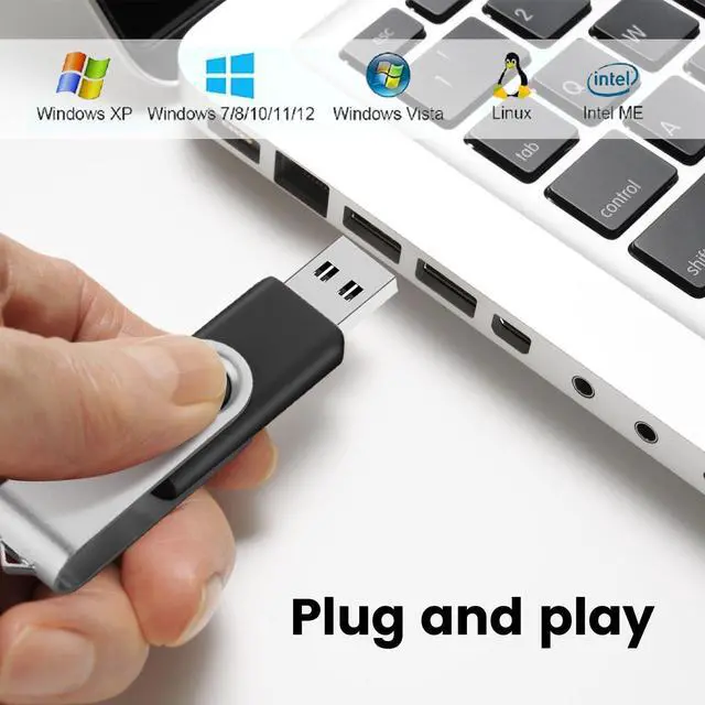 Alt view image 3 of 5 - EASTBULL USB 2.0 Flash Drive 2GB with Lanyards Thumb Drives Bulk 20 Pack Colorful Multipack Memory Stick Pen Drive Swivel Design(2GB 20 Pack)