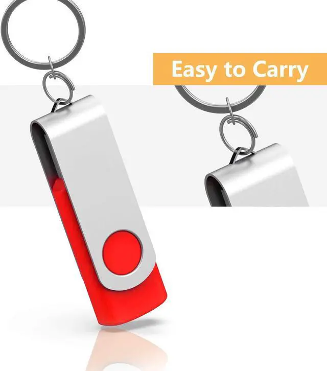 Alt view image 4 of 5 - 64GB Flash Drive 10 Pack USB 2.0 Flash Drive Thumb Drive USB Flash Driver 64GB High Speed Flash Drive Pack Keychain Design Jump Drives Memory Stick for Data Storage and Transfer(10 Pack, Mixed Color)
