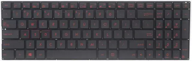 Main image of New Laptop Keyboard for Asus ROG G501 G501J G501JW G501V G501VW G501JW-DS71 ZenBook Pro UX501 UX501J UX501JW UX501V UX501VW FX502 FX502V FX502VD FX502VM FX502VM-AS73 N541L Q501L Backlit US Red